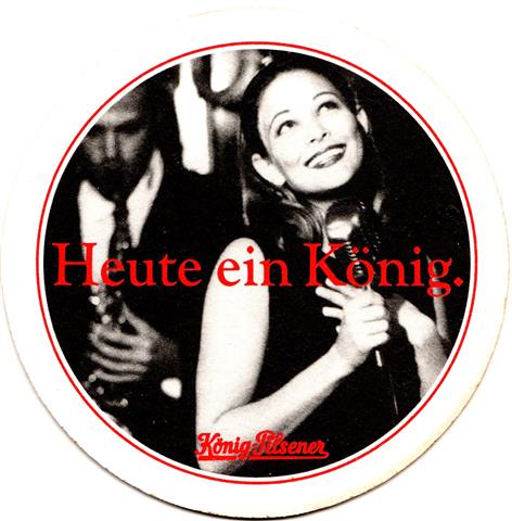 duisburg du-nw könig heute königlich 6a (rund215-frau mit mikrofon-schwarzrot)